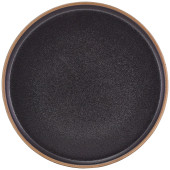 GenWare Kava Black Stoneware Presentation Plate 25cm/10" (Pack of 6)