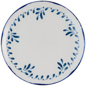 Dudson Harvest Mediterranean Blue Coupe Plate 26cm/10.25" (Pack of 12)