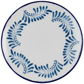 Dudson Harvest Mediterranean Blue Coupe Plate 28.8cm/11.25" (Pack of 12)