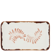 Dudson Harvest Mediterranean Terracotta Rectangular Plate 27 x 16cm/10.63 x 6.25" (Pack of 12)