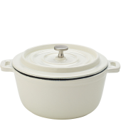 Cast Iron Calico Round Casserole 5.5" (14cm)