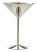 Stainless Steel Martini Cocktail Glass