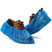Disposable Blue CPE Overshoe 40cm (Pack of 100)