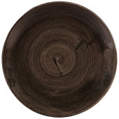 Stonecast Patina Iron Black Coupe Plate 28.8cm