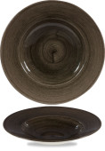 Stonecast Patina Iron Black Wide Rim Bowl 28cm