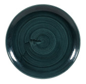 Stonecast Patina Rustic Teal Coupe Plate 28.8cm