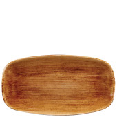 PAVCXO141 Stonecast Patina Copper Chefs' Oblong Plate 35.5x18.9cm