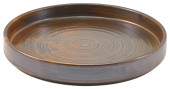 Terra Porcelain Rustic Copper Presentation Plate 21cm x 6
