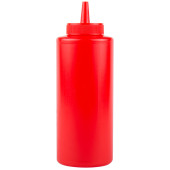 Red Squeeze Sauce Bottle 12oz 355ml
