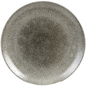 Churchill Studio Prints Raku Quartz Black Coupe Plate 28.8cm/11.31" (Pack of 12)