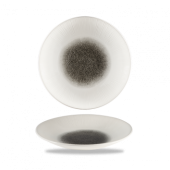 Churchill Bamboo Quartz Black Deep Coupe Plate 9.8"