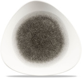 Studio Prints Raku Quartz Black Lotus Plate 12"