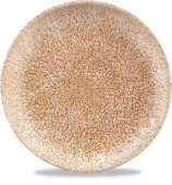 Studio Prints Raku Garnet Orange Coupe Plate 16.5cm