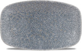 Studio Prints Raku Topaz Blue Chefs' Oblong Plate No. 1 20x12.1cm
