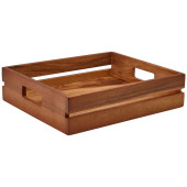 GenWare Acacia Wood Low Box/Riser GN 1/2