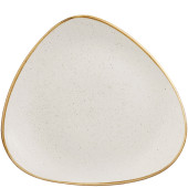 Churchill SWHSTR121 Stonecast Barley White Triangle Plate 31.1cm