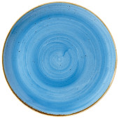 Churchill SCFSEV121 Stonecast Cornflower Blue Coupe Plate 32.4cm