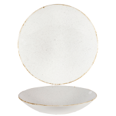 Churchill Stonecast Hints Barley White Coupe Buffet Bowl 38.5cm/15.13" (Pack of 4)