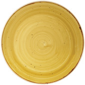 Churchill Stonecast Mustard Yellow Coupe Plate 21.7cm/8.5" (Pack of 12)