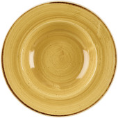 Churchill Stonecast Mustard Yellow Wide Rim Bowl 24cm/9.44" 284ml/10oz (Pack of 12)
