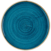 Churchill Stonecast Java Blue Walled Plate 21cm/8.25" (Pack of 6)
