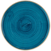 Churchill Stonecast Java Blue Walled Plate 26cm/10.1875" (Pack of 6)