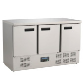 Polar G-Series Triple Door Counter Fridge 368Ltr