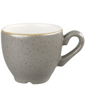 Churchill Stonecast Peppercorn Grey Espresso Cup 100ml/3.52oz (Pack of 12)