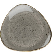 Churchill Stonecast Peppercorn Grey Lotus Plate 26.5cm/10.38" (Pack of 12)