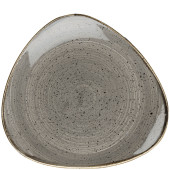Churchill SPGSTR121 Stonecast Grey Triangle Plate 31.1cm