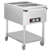 Buffalo Mobile Bain Marie Trolley 2x 1/1GN