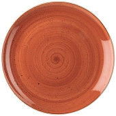 Churchill Stonecast Spiced Orange Coupe Plate 28.8cm/11.31" (Pack of 12)