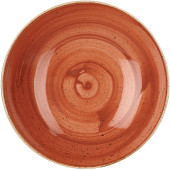 Churchill Stonecast Spiced Orange Coupe Bowl 24.8cm/9.75" (Pack of 12)