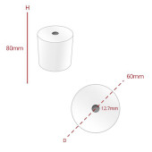 Thermal PDQ Card Machine Rolls 80x60mm (Pack of 20)
