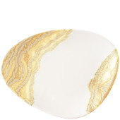 Churchill Tide Gold Triangle Chefs Plate 26.5 x 20.5cm/10.4 x 8" (Pack of 12)