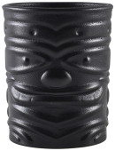 Cast Iron Black Tiki Cocktail Mug