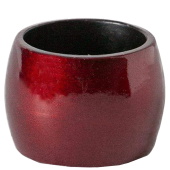 Metallic Napkin Ring 4.5cm Dark Red (Pack of 6)