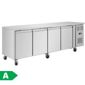 Polar U-Series Four Door Counter Fridge 553 Litre