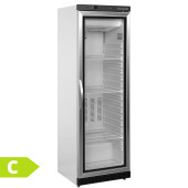 Tefcold Upright Display Freezer Silver 400 Litre