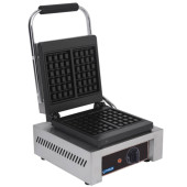 Hurricane Commercial Belgian Waffle Maker Twin Head Square