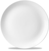 White Evolve Coupe Plate 10.25"