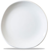 Churchill Trace Organic White Round Plate 18.6cm/7.31" (Pack of 12)