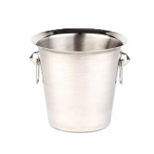 Stainless Steel Wine Cooler with Ring Handles 3 Litre