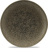 Art De Cuisine Menu Shades Caldera Flint Coupe Plate 10.5"