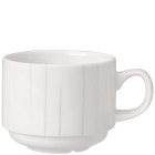 Steelite Alina White Stacking Cup 215ml/7.5oz (Pack of 36)