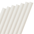 Biodegradable Compostable PLA Jumbo Smoothie Straws 8 Inch 20cm White (Pack of 250)