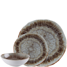 Rustico Stoneware Iris Dinner Set 18 Piece