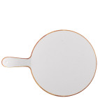 Churchill Alchemy Stonecast Melamine Barley White Round Handled Paddle 32cm/12.5" (Pack of 4)