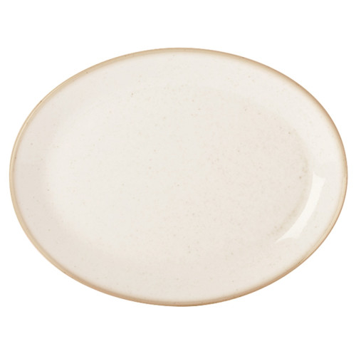 Seasons Oatmeal Oval Plate 30cm/12inch x 6