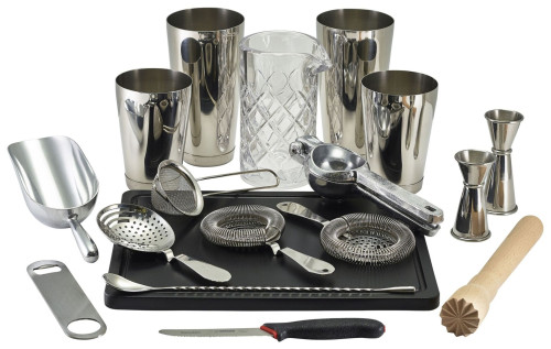 Genware Professional Barware Cocktail Gift Set 18 Piece